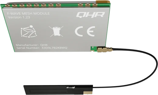 QHR F-Wave mesh RF module with flat antenna